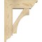 Ekena Millwork Westlake Traditional Rough Sawn Bracket w/ Offset Brace, Douglas Fir, 6"W x 16"D x 20"H BKT0604X16X20WTL01RDF - alternate 2